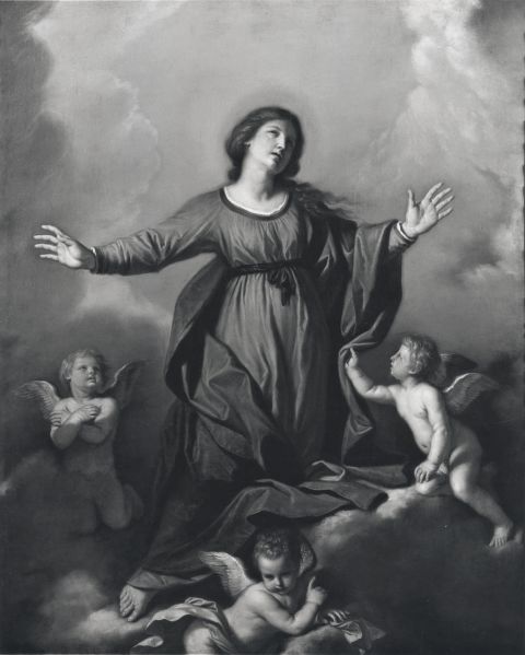 A. C. Cooper — Barbieri Giovan Francesco - sec. XVII - Santa Maria Maddalena portata in cielo dagli angeli — insieme